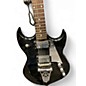 Used Silvertone Paul Stanley PSSN1 Black Solid Body Electric Guitar