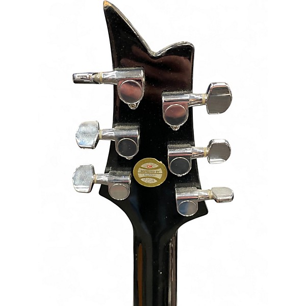 Used Silvertone Paul Stanley PSSN1 Black Solid Body Electric Guitar