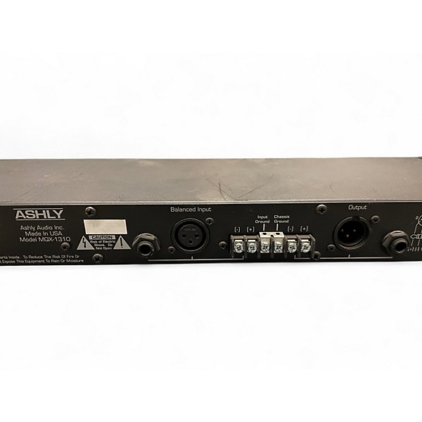 Used Ashly Audio mqx1310 31 band graphic equalizer Equalizer