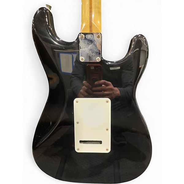 Used Fender Standard Stratocaster Black Solid Body Electric Guitar