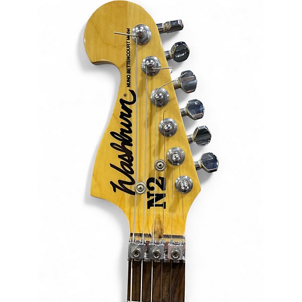 Used Washburn Nuno Bettencourt Signature N2 Black Solid Body Electric Guitar