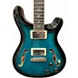 Used PRS SE Hollowbody II Piezo Peacock blue Hollow Body Electric Guitar