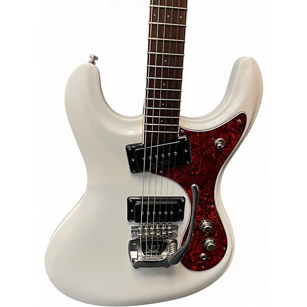 Used Hallmark 65 CUSTOM White Solid Body Electric Guitar