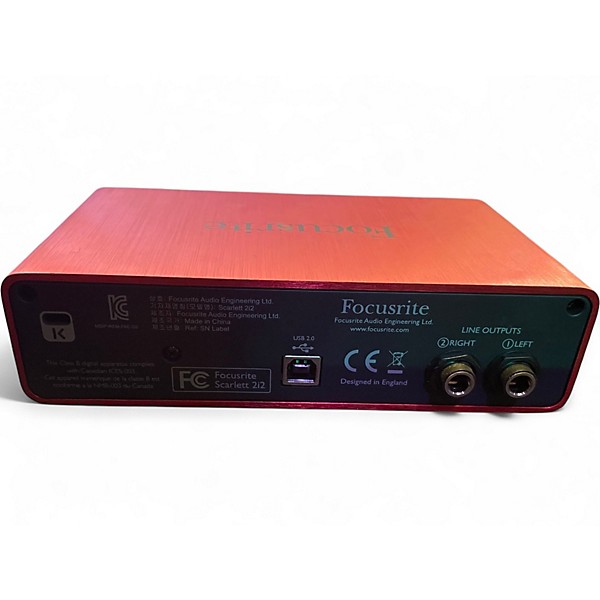 Used Focusrite Scarlett 2i2 Gen 2 Audio Interface