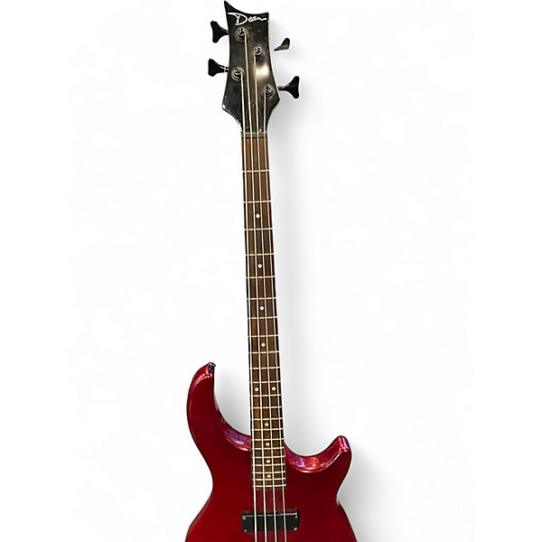 Used Dean E09M Edge 09 Metallic Red Electric Bass Guitar