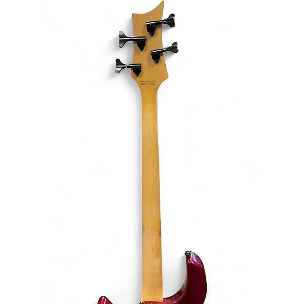 Used Dean E09M Edge 09 Metallic Red Electric Bass Guitar