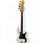 Used Fender Player Precision Bass White and Black Electric Bass Guitar thumbnail