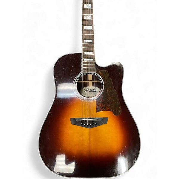 Used D'Angelico EXD500 VSB Tobacco Burst Acoustic Electric Guitar