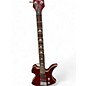 Used B.C. Rich Masterpiece Mockingbird BASS Trans Crimson Red Electric Bass Guitar thumbnail