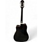 Used Epiphone AJ220SCE BLACK Acoustic Electric Guitar