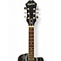 Used Epiphone AJ220SCE BLACK Acoustic Electric Guitar
