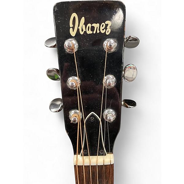 Vintage 1970s Ibanez MO.62 Natural Acoustic Guitar