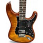 Used Fender ultra hss stratocaster limited ebony board honey burst Solid Body Electric Guitar