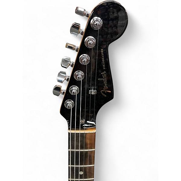 Used Fender ultra hss stratocaster limited ebony board honey burst Solid Body Electric Guitar