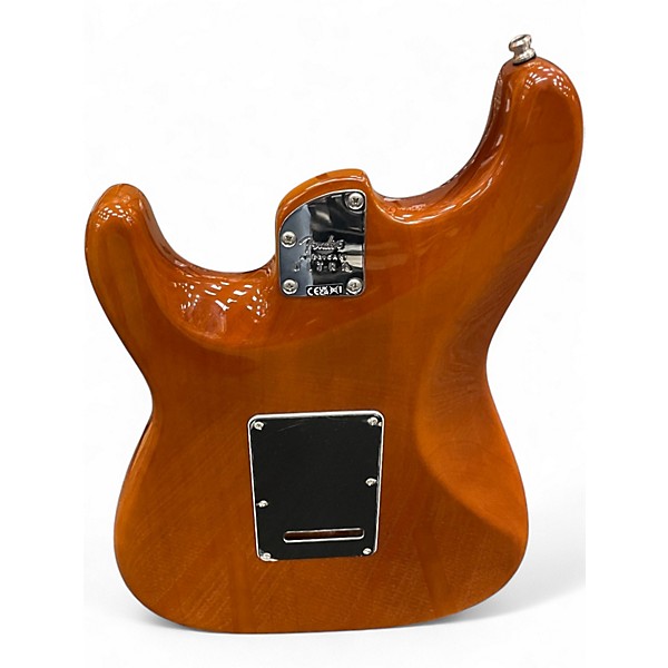 Used Fender ultra hss stratocaster limited ebony board honey burst Solid Body Electric Guitar