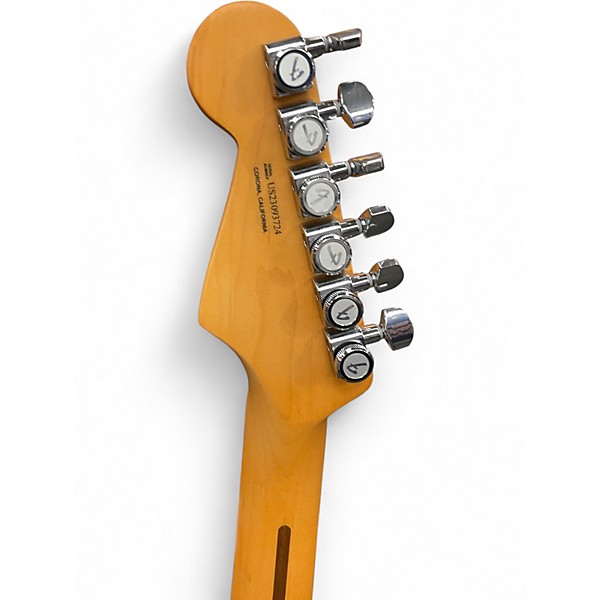 Used Fender ultra hss stratocaster limited ebony board honey burst Solid Body Electric Guitar