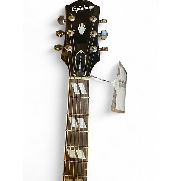 Used Epiphone Hummingbird EC Cherry Acoustic Guitar