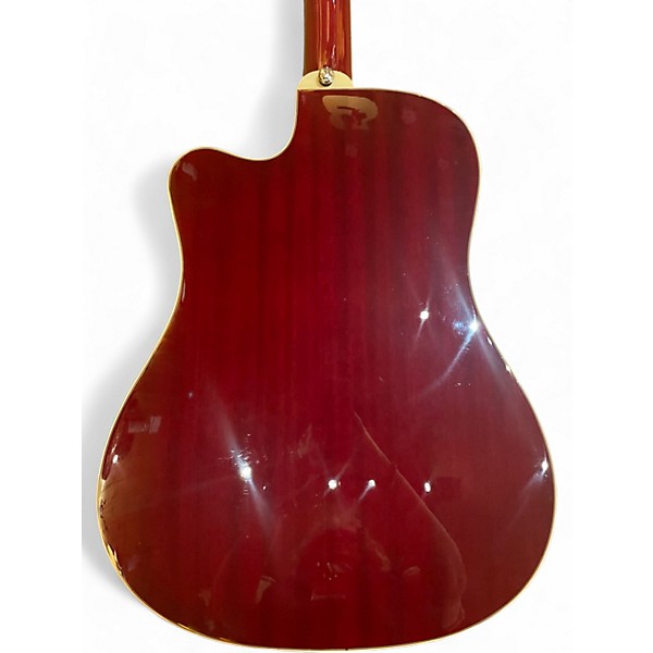 Used Epiphone Hummingbird EC Cherry Acoustic Guitar