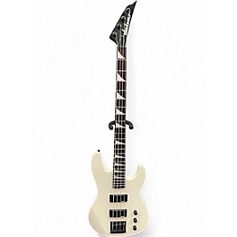 Used Jackson JS2 Concert White Electric Bass Guitar