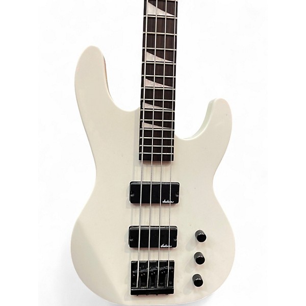 Used Jackson JS2 Concert White Electric Bass Guitar