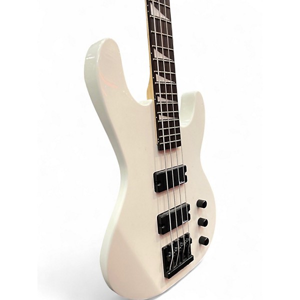 Used Jackson JS2 Concert White Electric Bass Guitar
