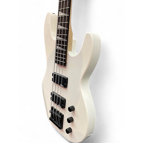 Used Jackson JS2 Concert White Electric Bass Guitar
