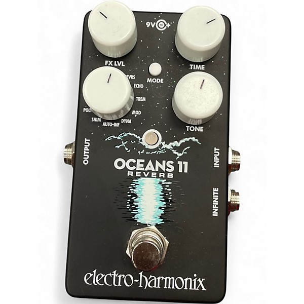 Used Electro-Harmonix Oceans 11 Reverb Effect Pedal