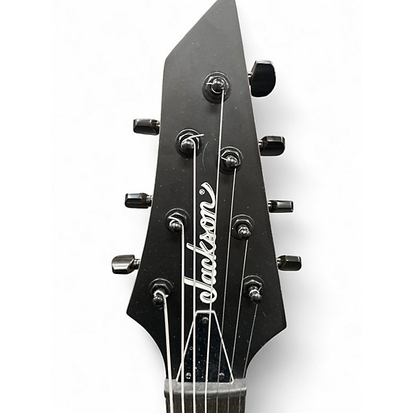 Used Jackson KING V JS22 Black Solid Body Electric Guitar