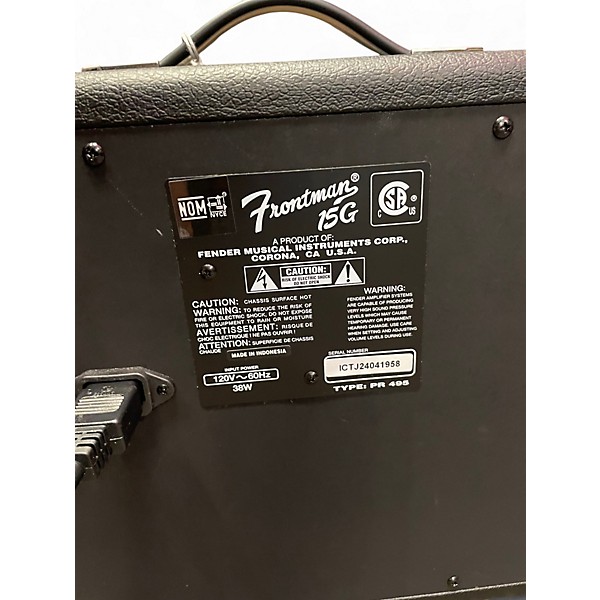 Used Fender Frontman 15G 15W Guitar Combo Amp