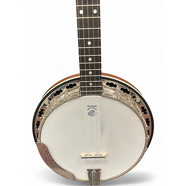 Used Deering Sierra 5 String Natural Banjo