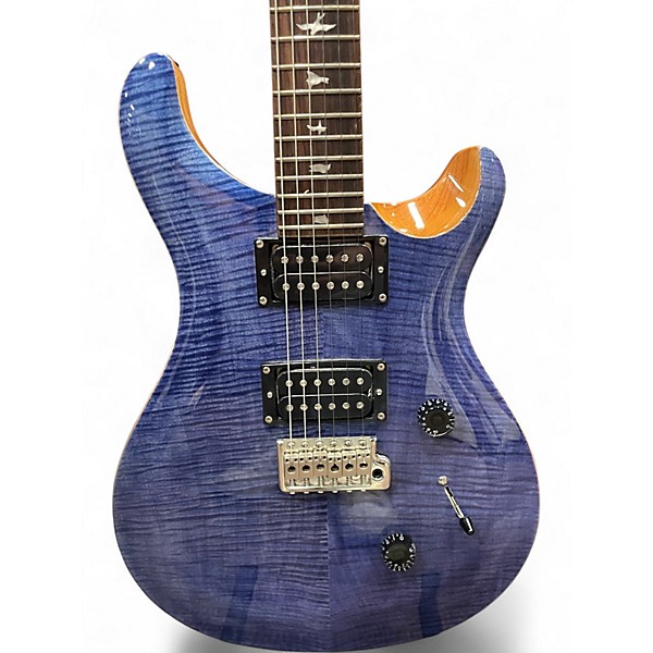 Used PRS SE Custom 24 Blue Solid Body Electric Guitar