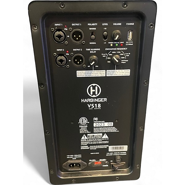 Used Harbinger VS18 Powered Subwoofer