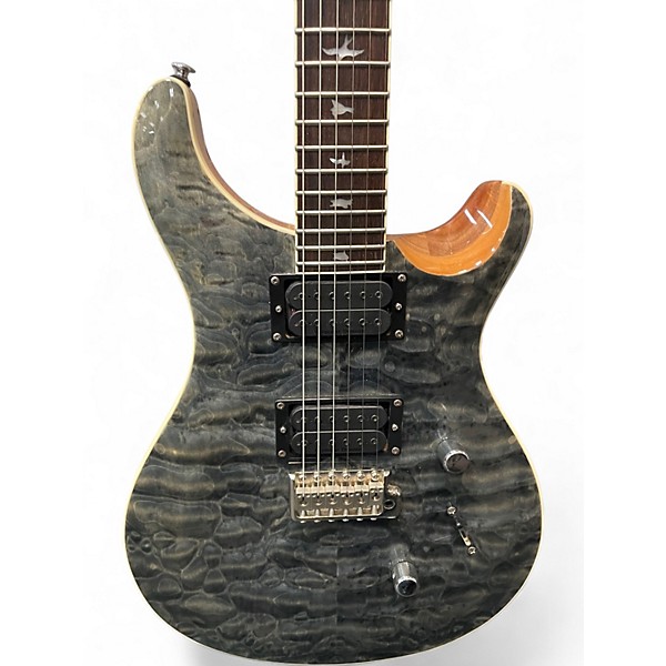 Used PRS SE Custom 24 QUILTED GREY Solid Body Electric Guitar