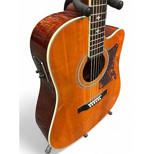 Used Epiphone Masterbuilt DR-500MCE Natural Acoustic Electric Guitar