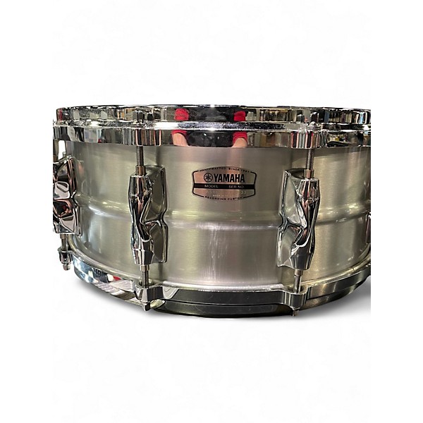 Used 2024 Yamaha 14in RAS1455 Metallic Silver Drum