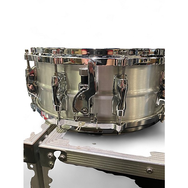 Used 2024 Yamaha 14in RAS1455 Metallic Silver Drum