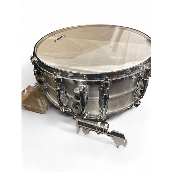 Used 2024 Yamaha 14in RAS1455 Metallic Silver Drum
