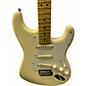 Used Fender AMERICAN STANDARD STRATOCASTER WITH MODDED BRASS NUT White Solid Body Electric Guitar