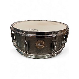 Used Pearl 5.5X14 Limited Artisan II Snare Silver Sparkle Drum
