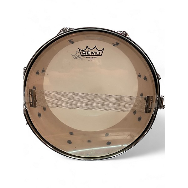 Used Pearl 5.5X14 Limited Artisan II Snare Silver Sparkle Drum