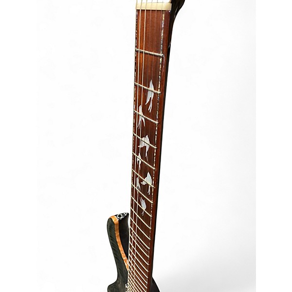 Used Warrior Dran Michael Custom Trans Turquoise Solid Body Electric Guitar