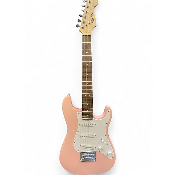 Used Squier Mini Affinity Stratocaster Shell Pink Electric Guitar