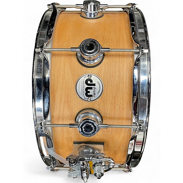Used DW 14in OAK HVLT SNARE DRUM Worn Natural Drum