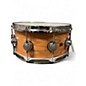 Used DW 14in OAK HVLT SNARE DRUM Worn Natural Drum