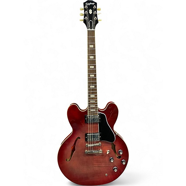 Used Epiphone ES355 Faded Cherry Hollow Body Electric Guitar
