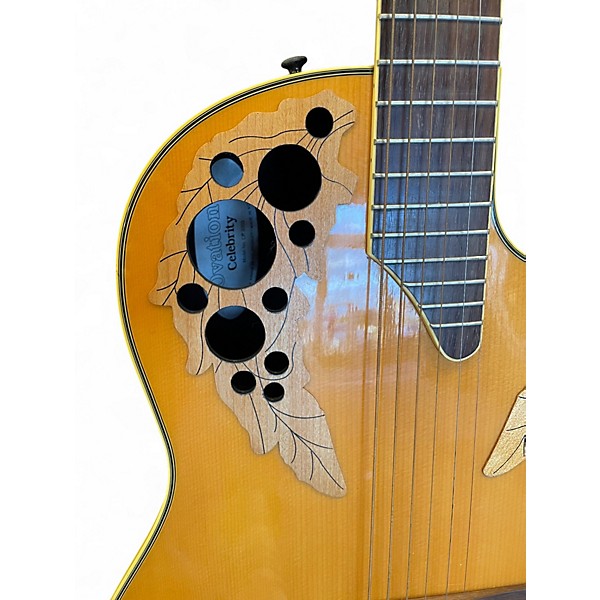 Used Ovation CP2003 Celebrity Limited Edition Natural Acoustic Electric Guitar