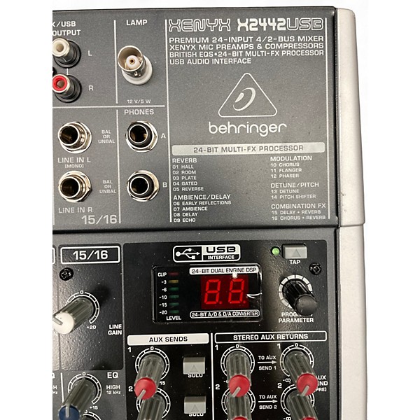 Used Behringer X2442USB Xenyx Unpowered Mixer