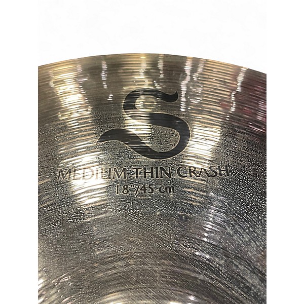 Used Zildjian 18in S Family Medium Thin Crash Cymbal