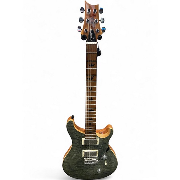 Used PRS SE Custom 24 CU4QTTTG Roasted Maple Neck TRAMPUS GREEN Solid Body Electric Guitar