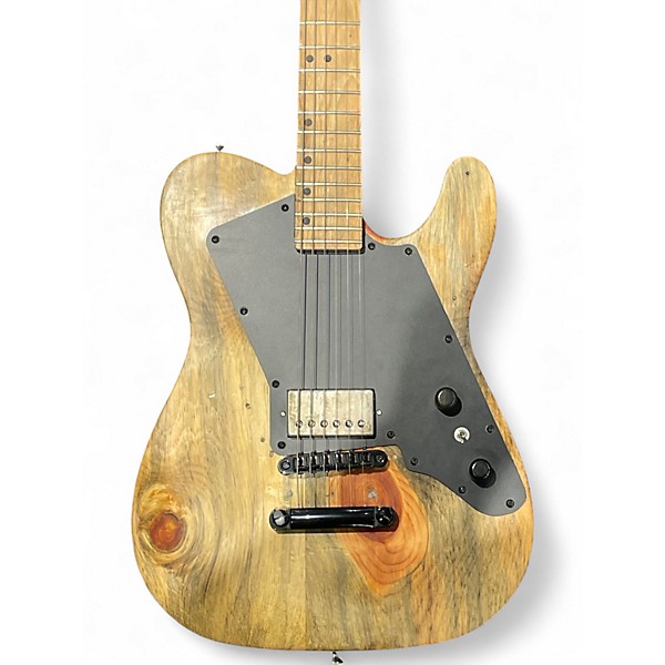 Used Ellis Guitars T STYLE BEETLE KILL PINE Solid Body Electric Guitar